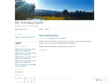 Tablet Screenshot of mytravelingfamily.com